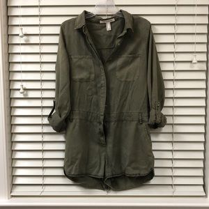 Life In Progress Army Green Romper